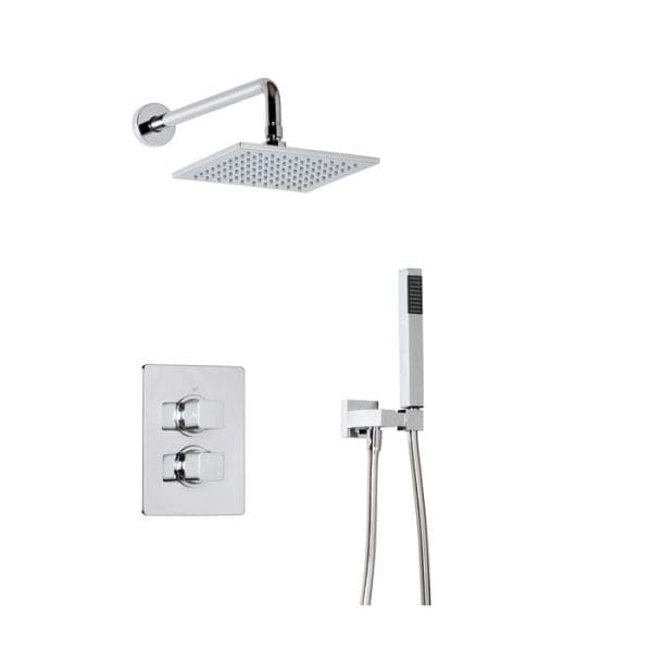 AR5117 Thermostatische inbouw doucheset vierkant