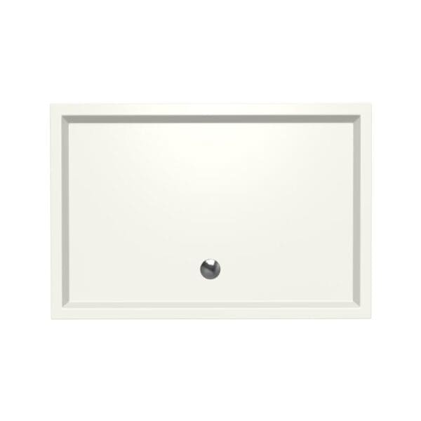 Mariana douchebak  120x80  mat wit